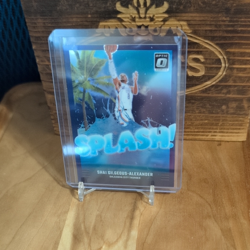 2024-25 Donruss Optic Shai Gilgeous-Alexander Splash! Purple Prizm Thunder 🔥🔥